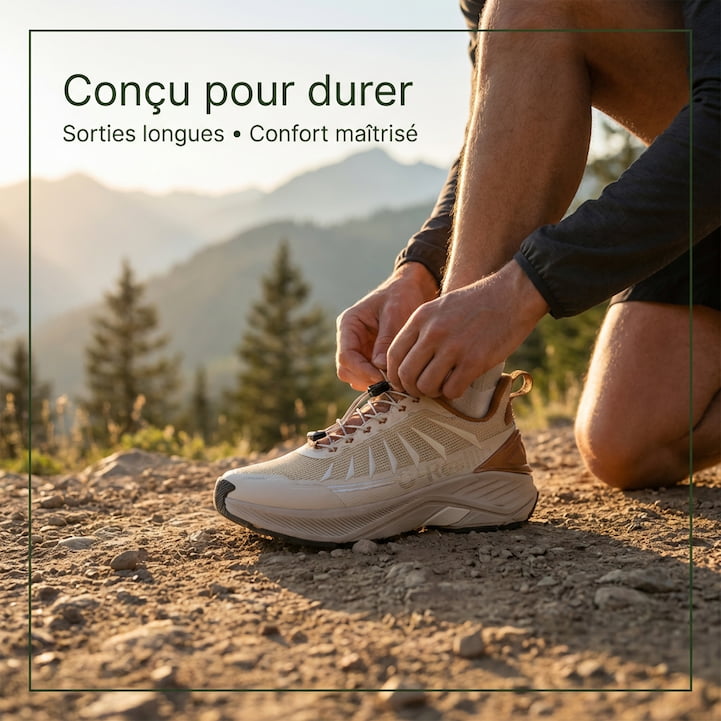Chaussures Trail Running – Stabilité Naturelle & Confort Endurant