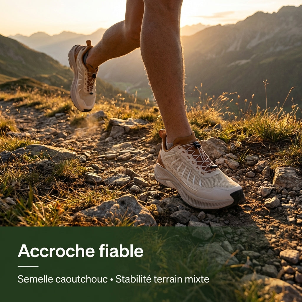 Chaussures Trail Running – Stabilité Naturelle & Confort Endurant