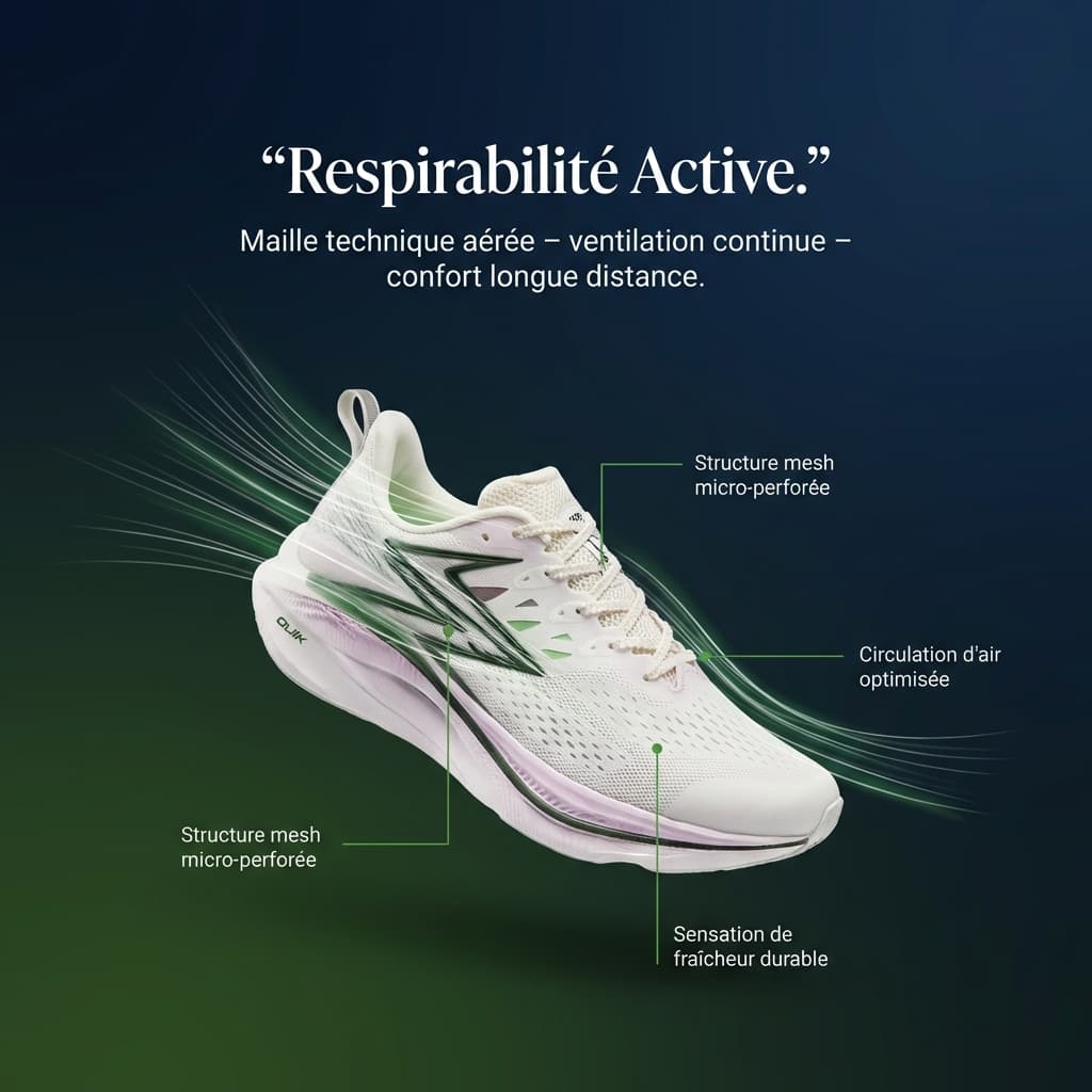 Chaussures Running 361° Flame 3.0 — Stabilité & Réactivité Longue Distance