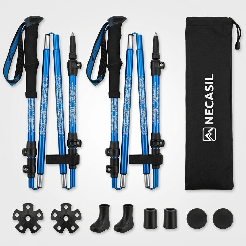 Bâtons de Trail & Randonnée Télescopiques — Stabilité Active & Légèreté Maîtrisée