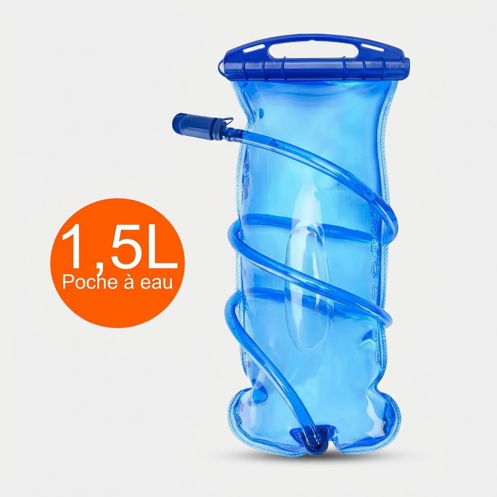 Poche d’Hydratation Trail 1.5L / 2L / 3L — Hydratation Longue Distance