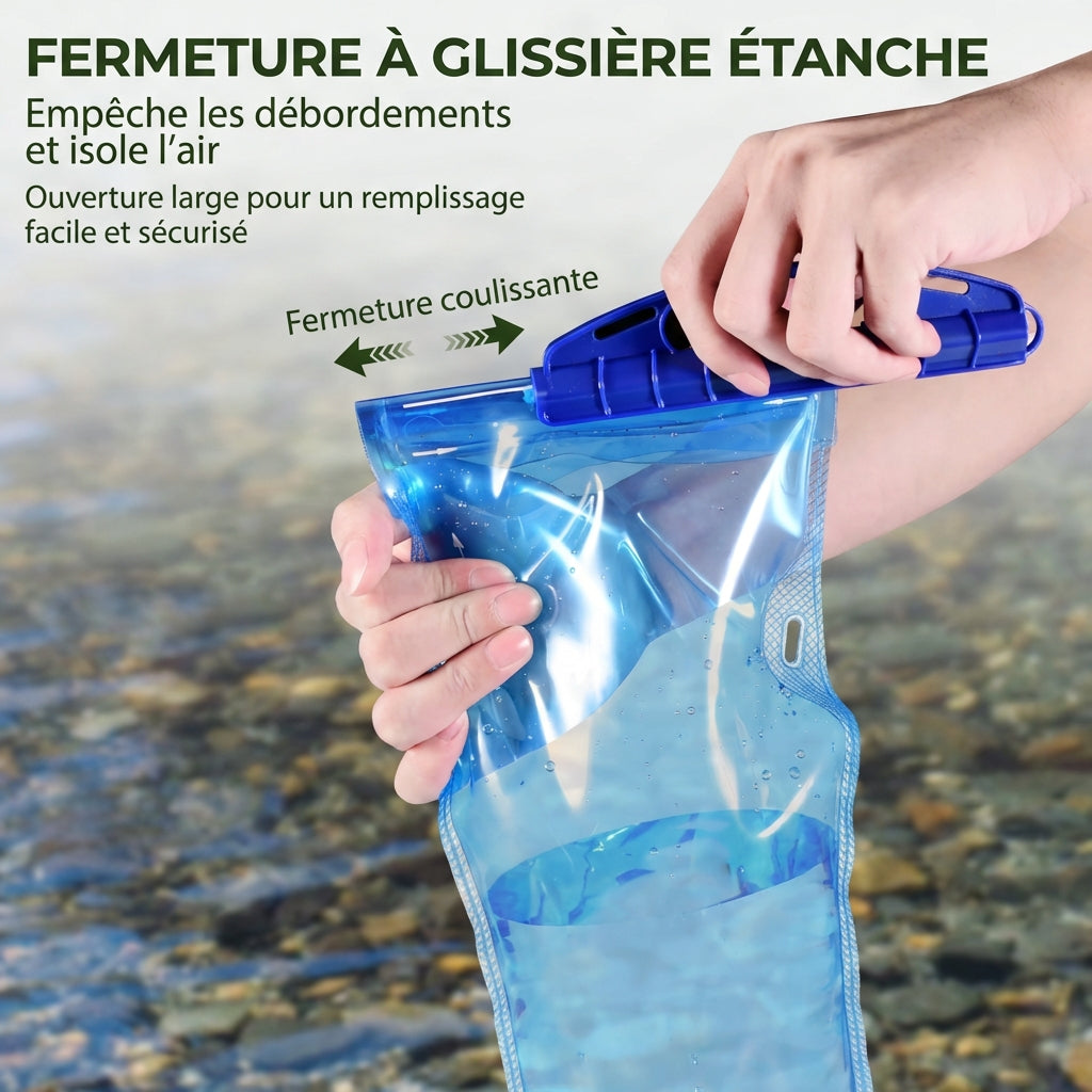 Poche d’Hydratation Trail 1.5L / 2L / 3L — Hydratation Longue Distance