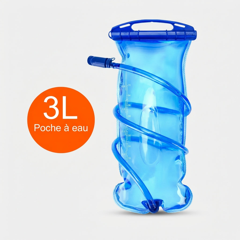 Poche d’Hydratation Trail 1.5L / 2L / 3L — Hydratation Longue Distance