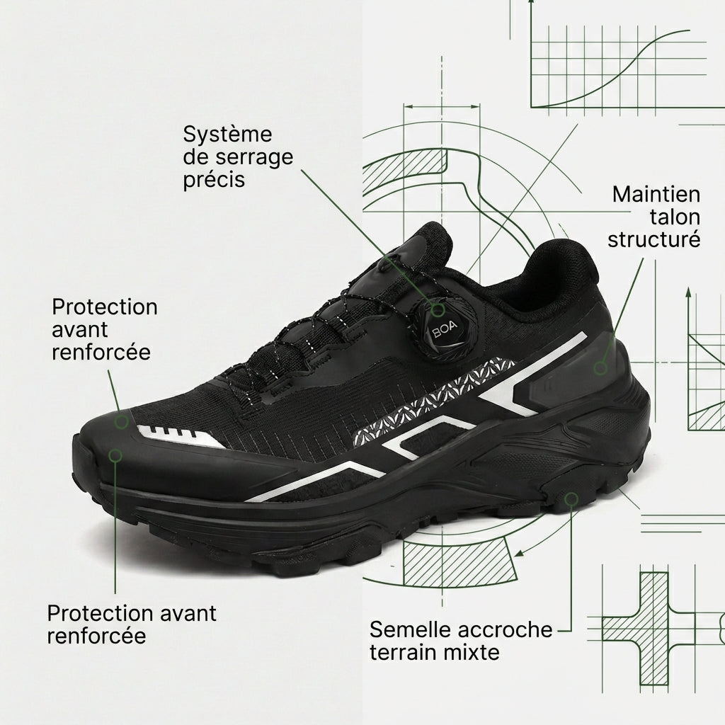Chaussures Trail Running – Stabilité Technique & Endurance Active