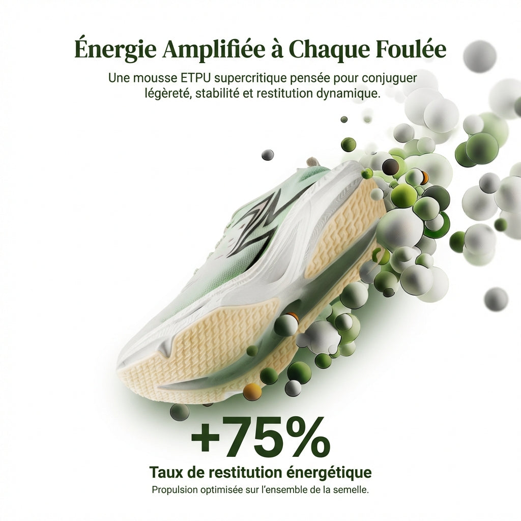 Chaussures Running 361° Flame 3.0 — Stabilité & Réactivité Longue Distance