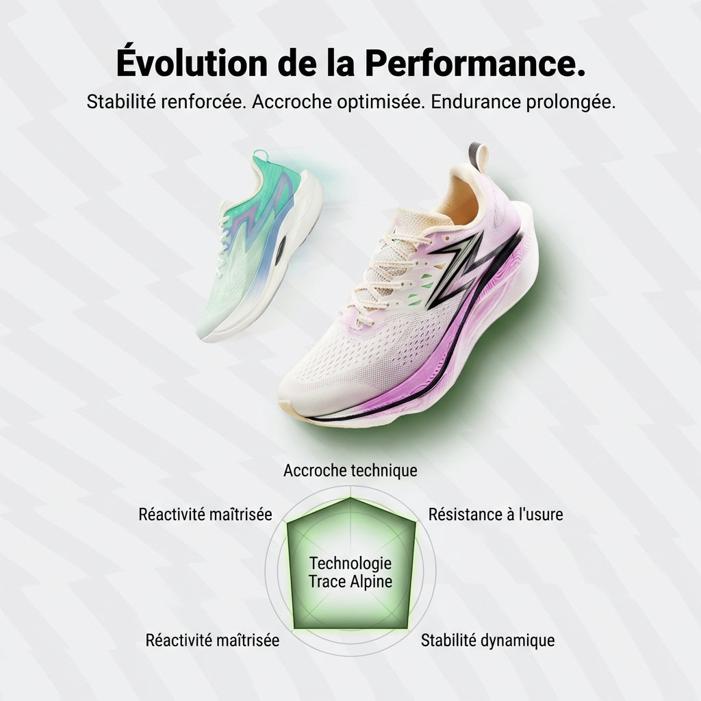 Chaussures Running 361° Flame 3.0 — Stabilité & Réactivité Longue Distance