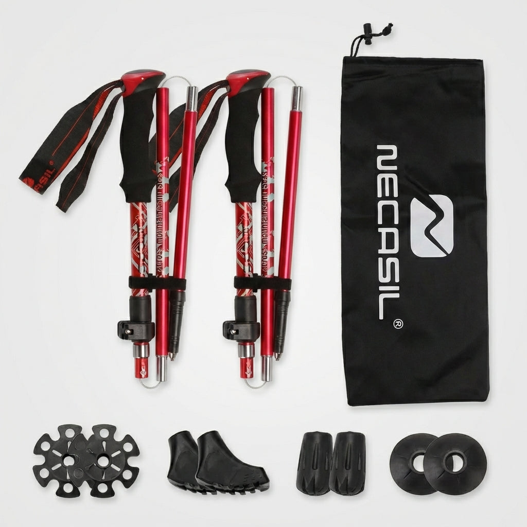 Bâtons de Trail & Randonnée Télescopiques — Stabilité Active & Légèreté Maîtrisée